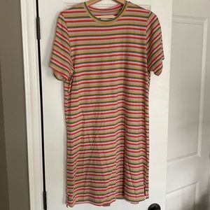 Bando, Size L, MINI VINTAGE STRIPE T-SHIRT DRESS